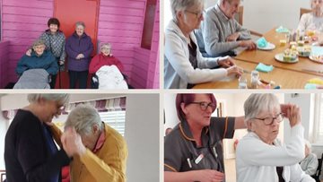 April fun at St Peters Court care home
